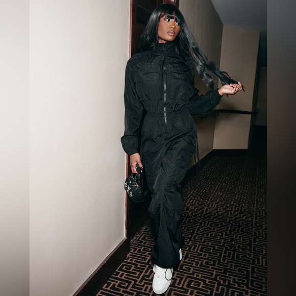 Naked Wardrobe The Windbreaker Cargo Jumpsuit - Picture 13 of 15